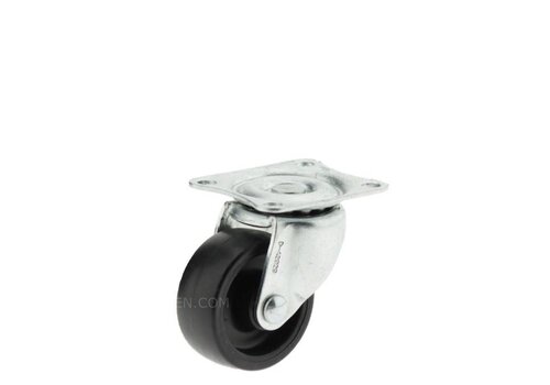 TENTE zwenkwiel 38mm 1PP plaat 