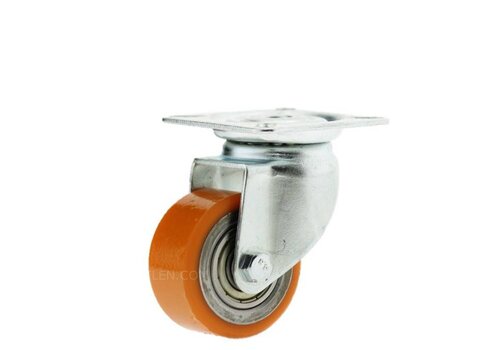 FARO zwenkwiel 50mm verzinkt 3PU plaat 