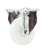 TENTE bokwiel nylon 3NO 100 mm plaat