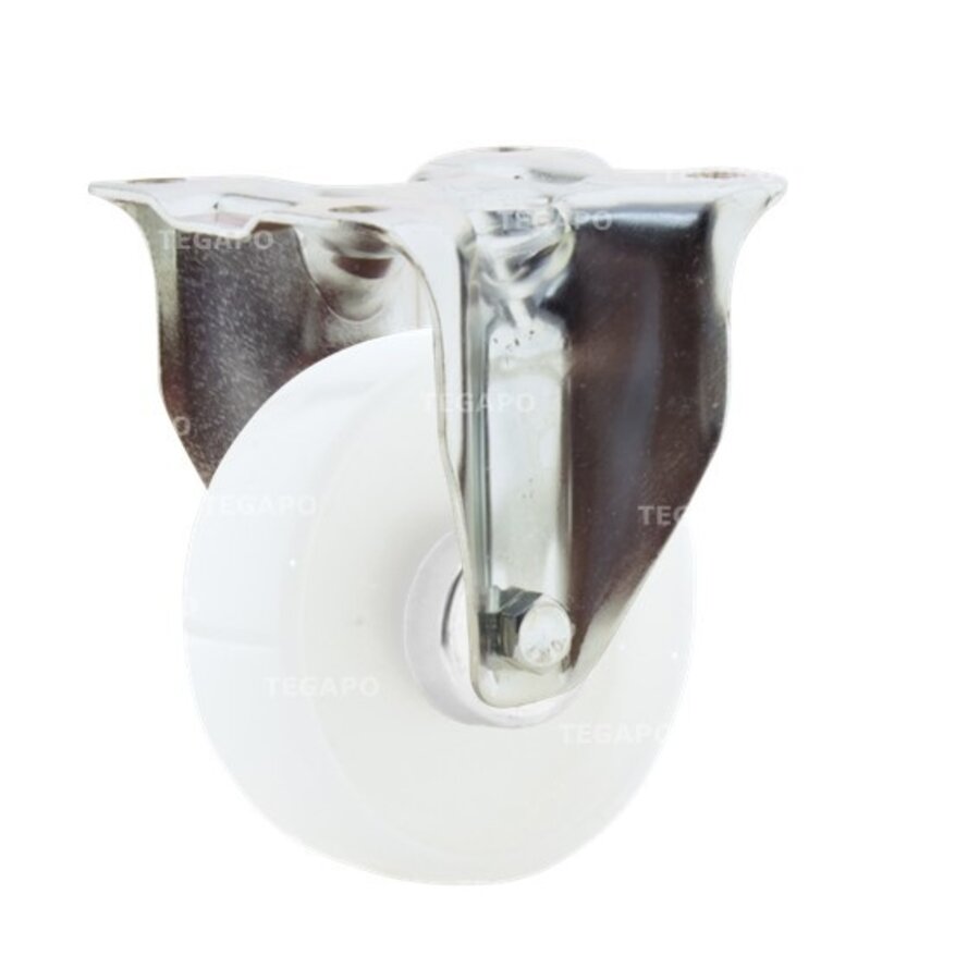 TENTE bokwiel nylon 3NO 100 mm plaat-1