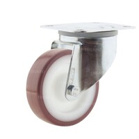 thumb-Zwenkwiel nylon 3NOP 100mm plaatbevestiging-1