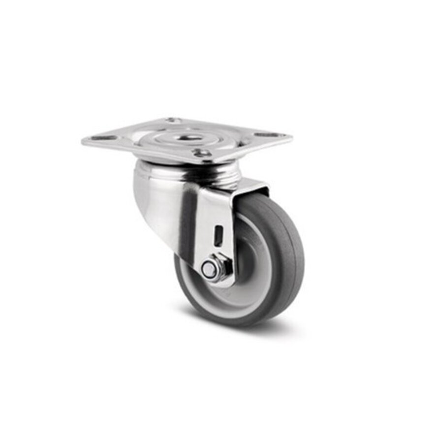 TENTE zwenkwiel RVS 50 7TP plaat-1