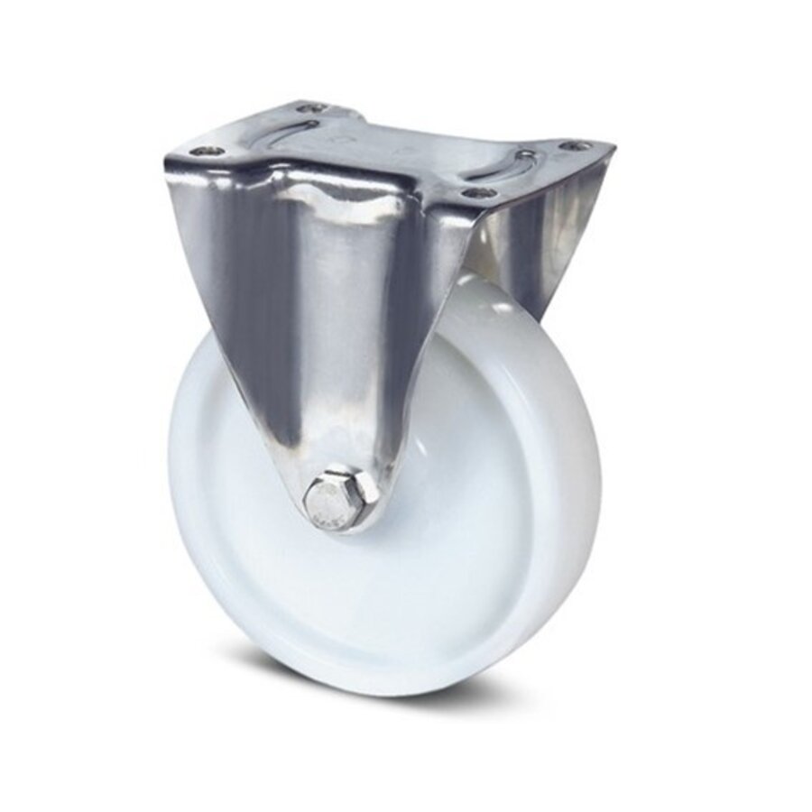 TENTE Bokwiel RVS 80 nylon NO plaat-1