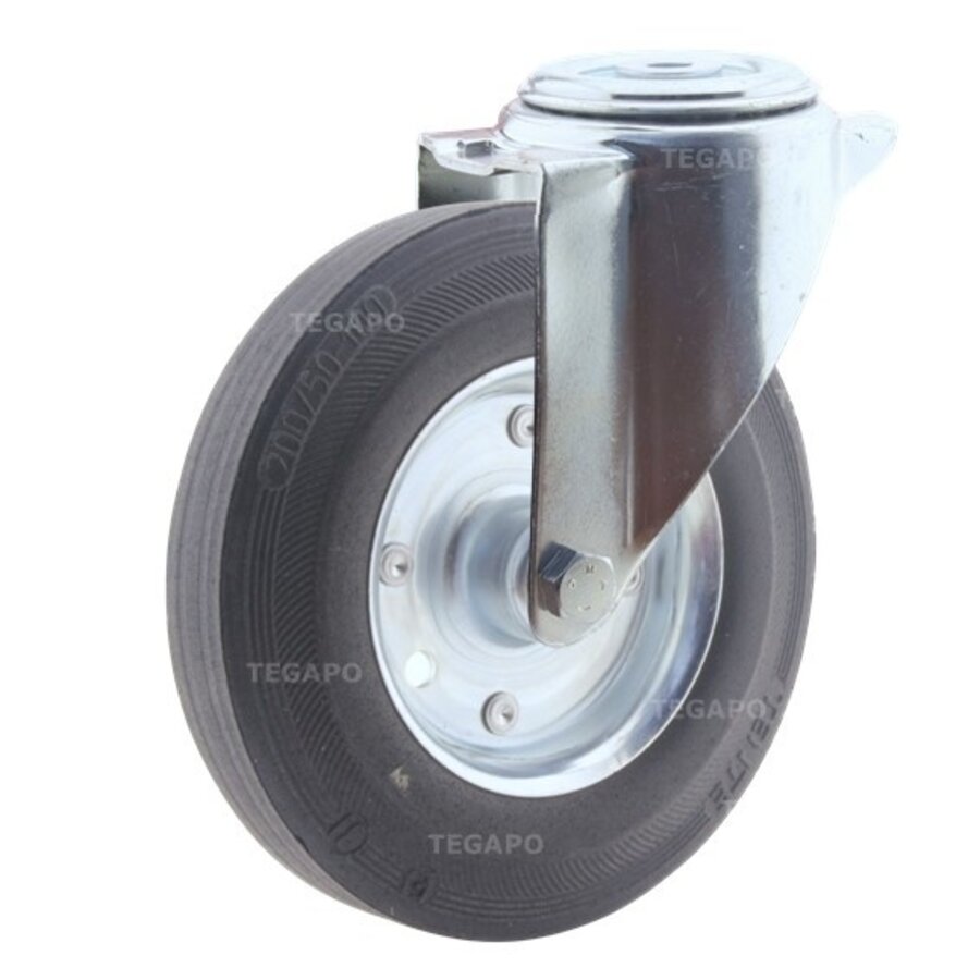 TENTE Zwenkwiel rubber 200 3SO boutgat-1