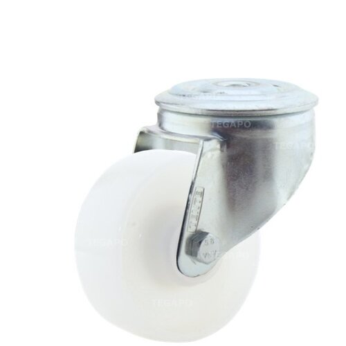 TENTE zwenkwiel nylon 3NO 80mm boutgat 