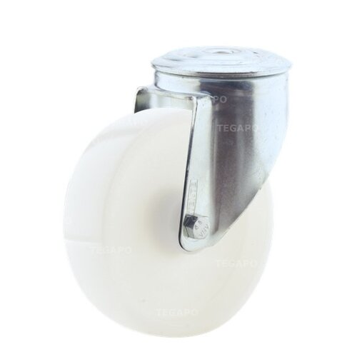 TENTE zwenkwiel nylon 3NO 125mm boutgat 