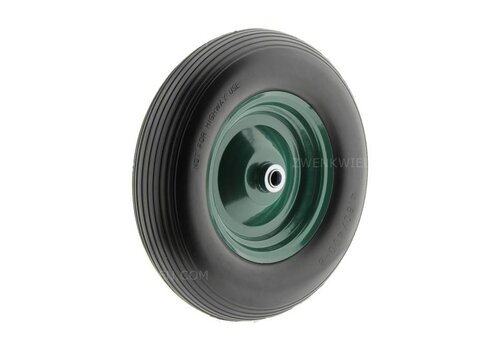 FARO PU band 390mm metaal groen asgat 20mm 