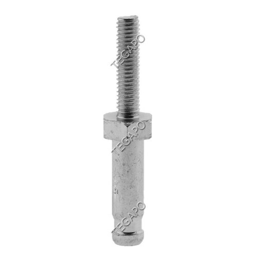 Stift 8mm schroefdraad M6x25mm 