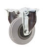 TENTE bokwiel rubber indoor 100 3KO plaat