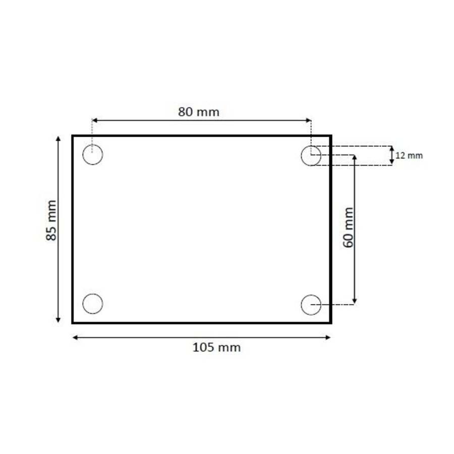 Schetsplaat 85x105x4mm-2