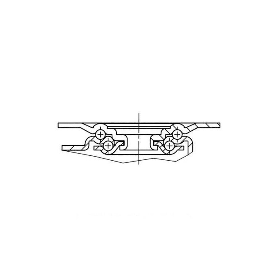 TENTE Zwenkwiel RVS 100 synthetisch hittebestendig plaatbevestiging-4