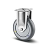 TENTE bokwiel RVS 100 7TPKO plaat