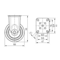 thumb-TENTE bokwiel RVS 100 7TPKO plaat-2