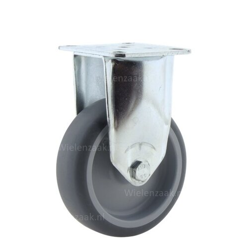 TENTE Bokwiel 100 verzinkt 2TP plaat 