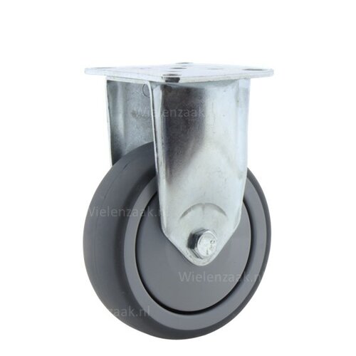 TENTE Bokwiel 100 verzinkt 2TPKO plaat 