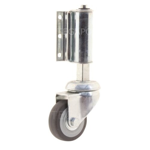 Trapwiel geveerd zwenk 50mm 