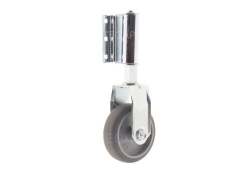 Trapwiel geveerd bok 75mm 