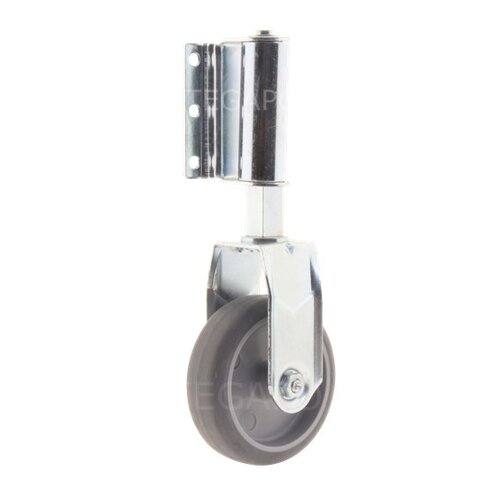 Trapwiel geveerd bok 75mm 