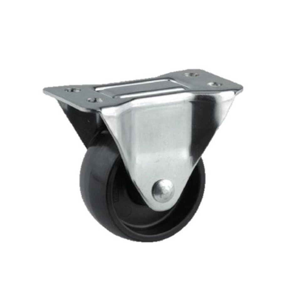 TENTE bokwiel 65mm  1PP plaat-1