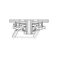 thumb-TENTE Zwenkwiel nylon Xtreme 160 6NO plaat met rem-4