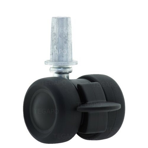 PATPLOW limited black softwiel 39mm plug rond staal 13mm met rem 