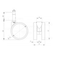 thumb-PPPU wiel 55mm stift 10mm-2
