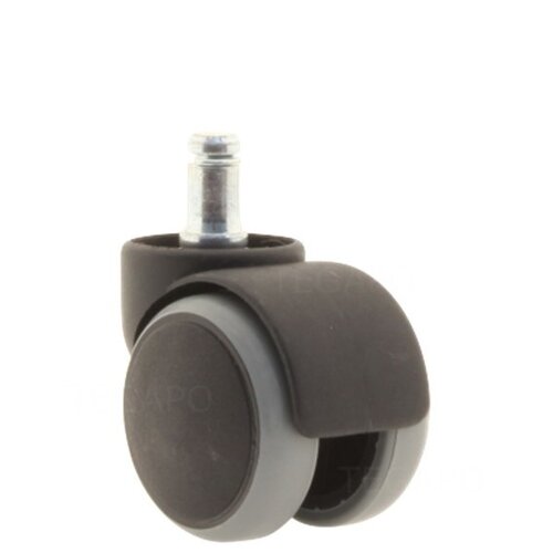 PPTP wiel 50mm krans 38 onbelast geremd stift 11mm 