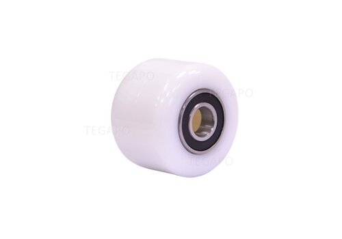 Palletwagenwiel nylon 82x60mm asgat 17mm 