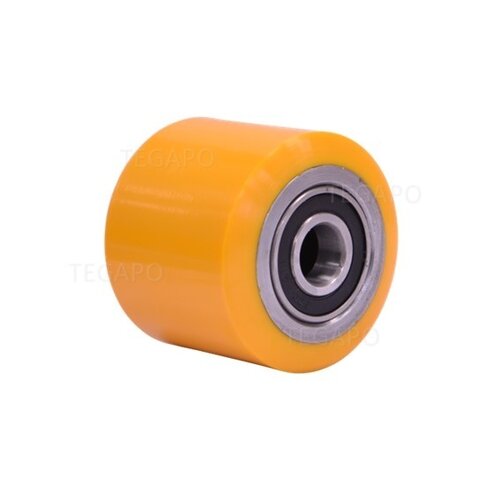 Palletwagenwiel polyurethaan 82x70mm asgat 25mm 