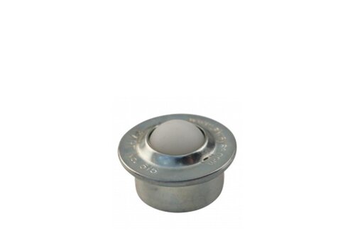 Kogelpot nylon kogel 15,8mm - verzinkt huis 24mm 