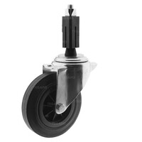 Zwenkwiel rubber 160 3KO vierkante koker 24-27mm