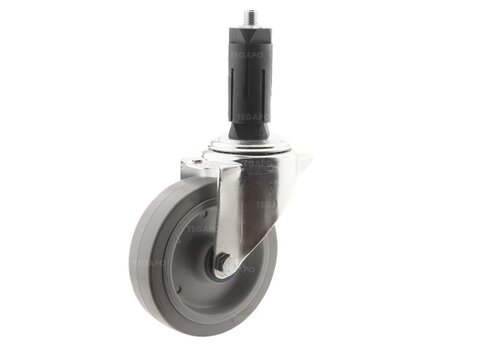 Zwenkwiel elastisch rubber 160 3KO ronde buis 31-35mm 
