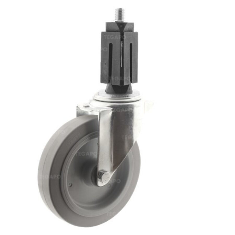 Zwenkwiel elastisch rubber 200 3KO vierkante koker 27-30mm-1