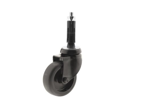 Zwenkwiel 75 black line 2TP ronde buis 24-27mm 