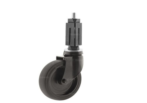 Zwenkwiel 100 black line 2TP vierkante koker 32-35mm 
