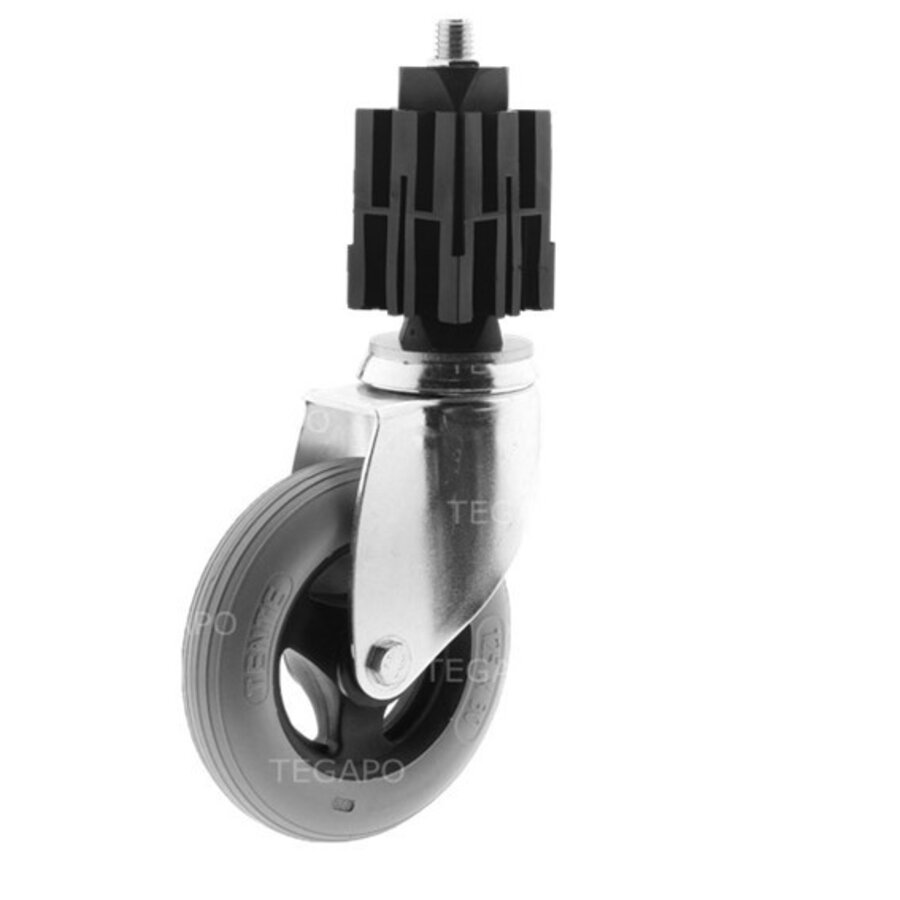 Zwenkwiel unilast rubber 125 3KS vierkante koker 36-40mm-1