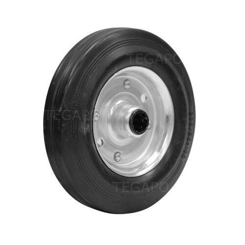 Rubber wiel 200mm 3SO rollager asgat 20mm 