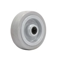 thumb-Elastisch rubber wiel 100mm 3KO rollager asgat 12mm-1