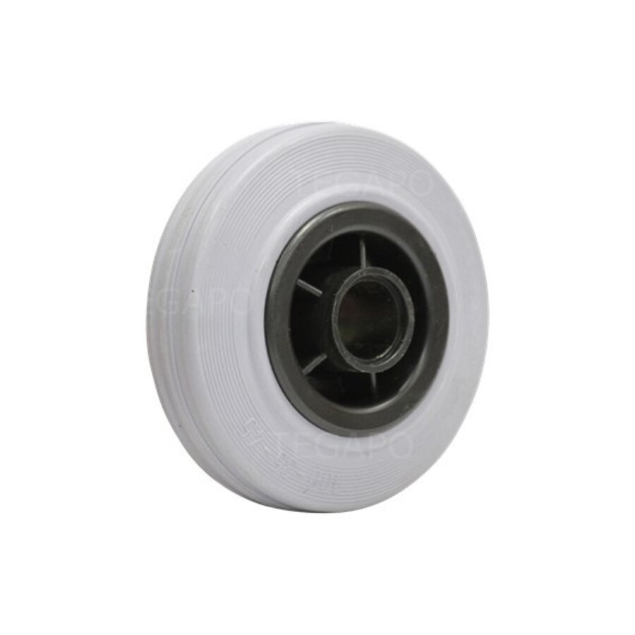 Rubber indoor wiel 100mm 3KO asgat 20mm-1