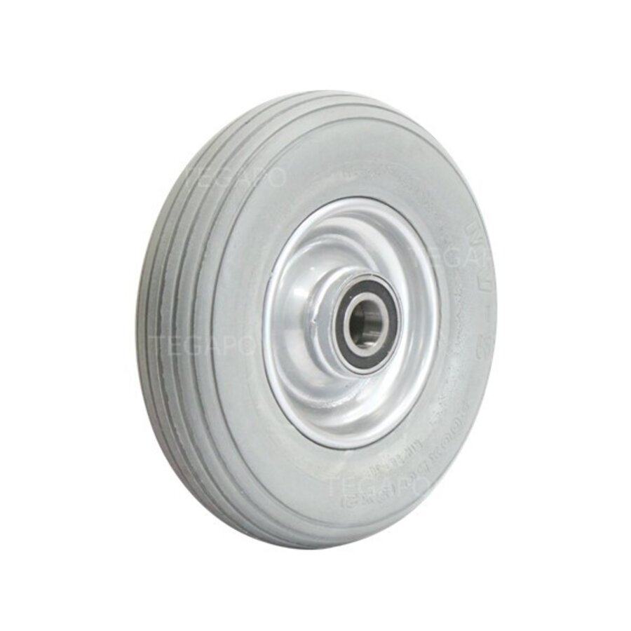 TENTE PU band 200mm metaal grijs asgat 20mm-1