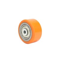 thumb-PU wiel 50mm 3LPU kogellager asgat 10mm-1