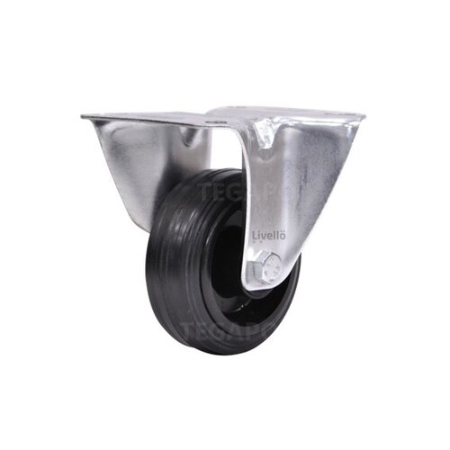 EdelRader bokwiel rubber 80mm 2KO plaat 