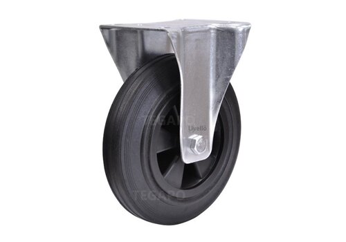 EdelRader bokwiel rubber 200mm 2KO plaat 