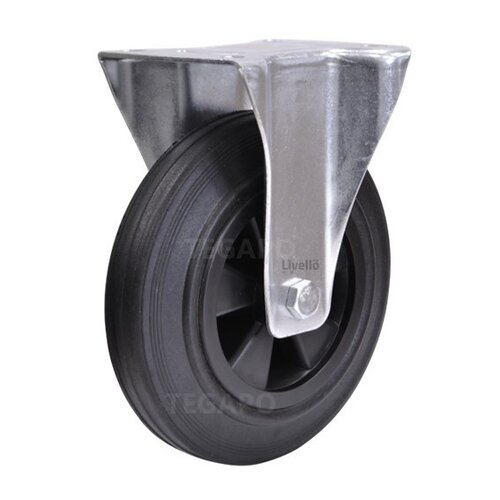 EdelRader bokwiel rubber 200mm 2KO plaat 