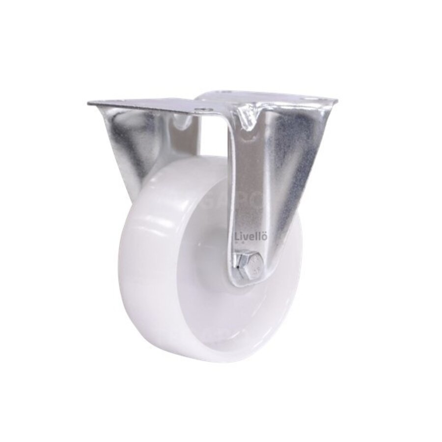 EdelRader bokwiel nylon 100mm 2NO plaat-1