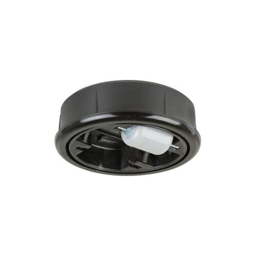 Inbouw zwenkwiel rond harde vloer 65mm doorsnede rond 