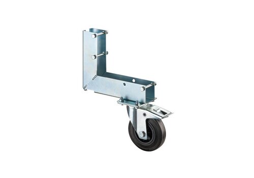 Hekwiel frame 40-45mm rubber 125mm 