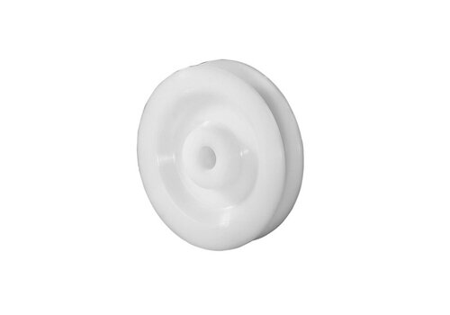 BSR groefwiel nylon 60mm glijlager asgat 12mm 
