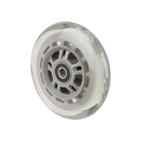 Skatewiel 125mm transparant