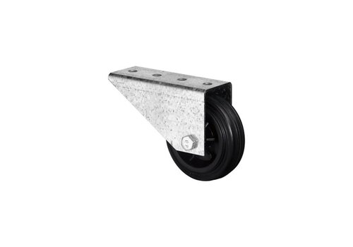 Hekwiel compact rubber 80mm 